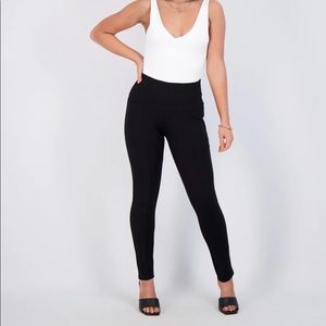 MAZE COLLECTION Ladies High Waisted PonteCareer Pants.